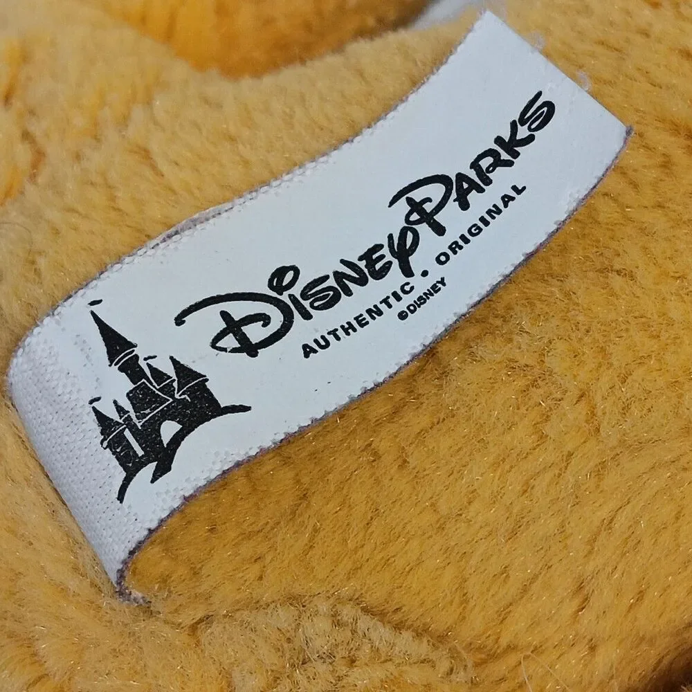 Disneyland Walt Disney World Laying Pluto Plush Vintage Style Fur Floppy Stuffed